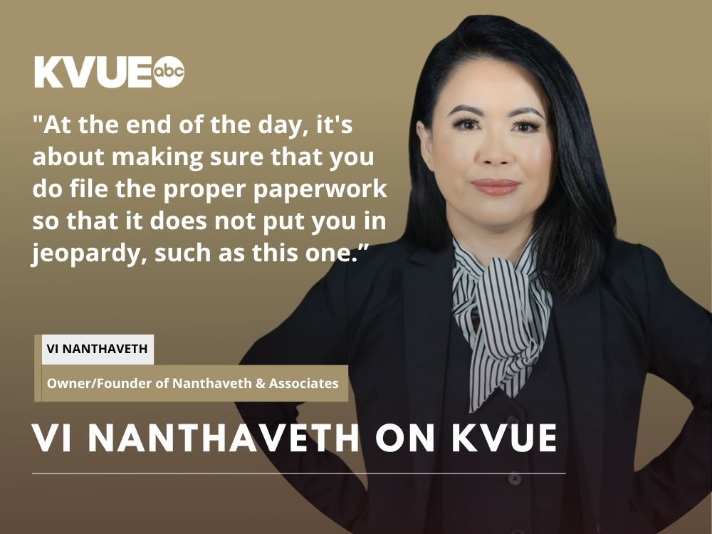 KVUE Interviews Attorney Vi Nanthaveth on Green Card Processing Delays