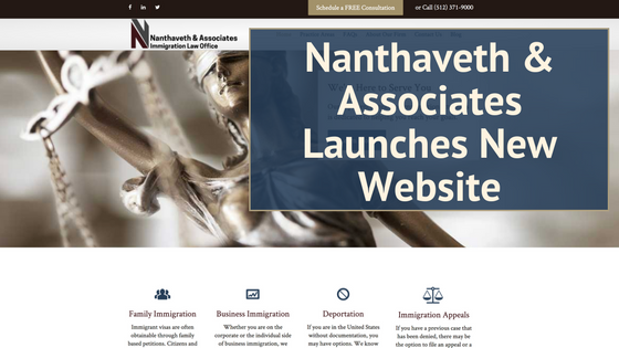 Nanthaveth & Associates Launches Immigration Law Website