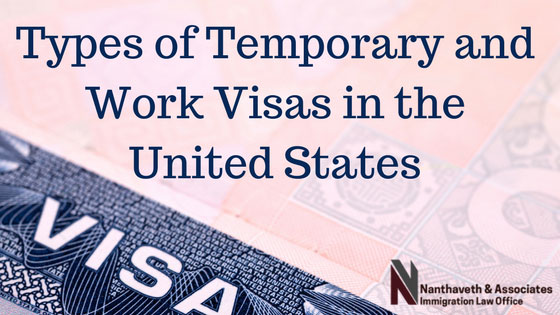 Types Of Us Temporary And Work Visas Immigration Visa Lawyer Austintx 3519