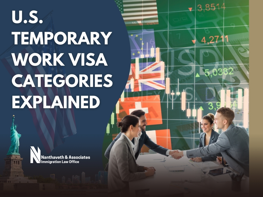 US visa types - US Temporary Work Visa Categories Explained - Nanthaveth & Associates