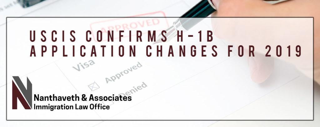 H-1B Application Changes